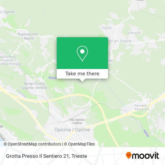 Grotta Presso Il Sentiero 21 map