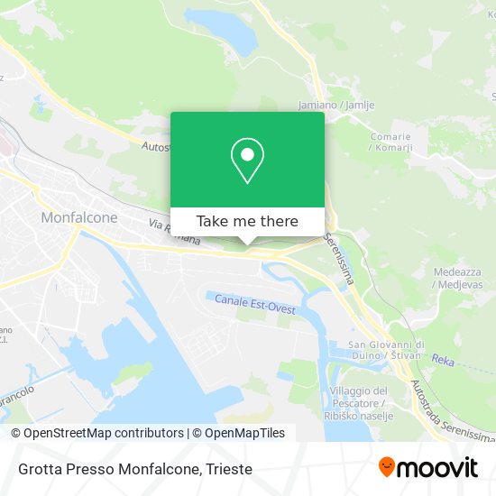 Grotta Presso Monfalcone map