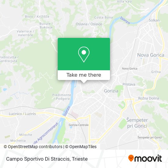 Campo Sportivo Di Straccis map