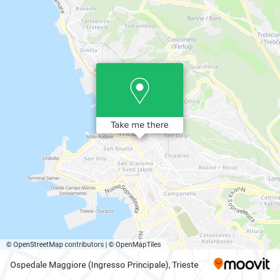 Ospedale Maggiore (Ingresso Principale) map