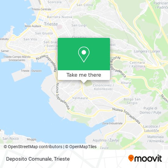 Deposito Comunale map