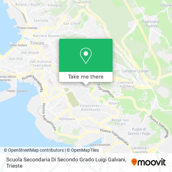 Scuola Secondaria Di Secondo Grado Luigi Galvani map