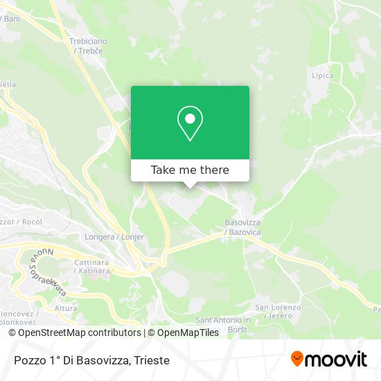 Pozzo 1° Di Basovizza map