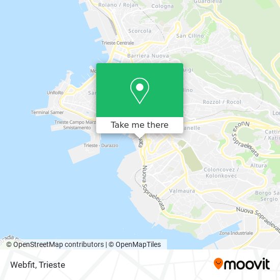 Webfit map