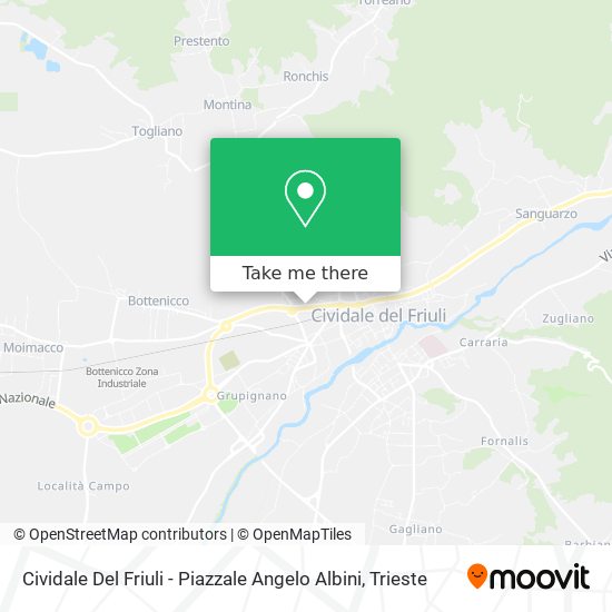 Cividale Del Friuli - Piazzale Angelo Albini map