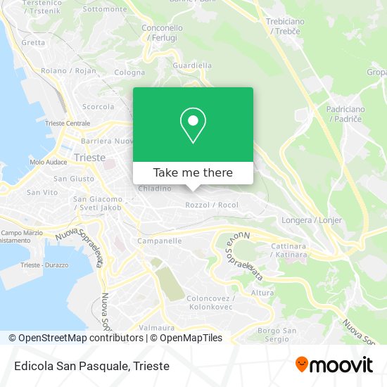 Edicola San Pasquale map