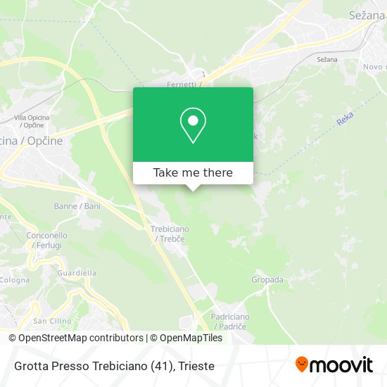 Grotta Presso Trebiciano (41) map