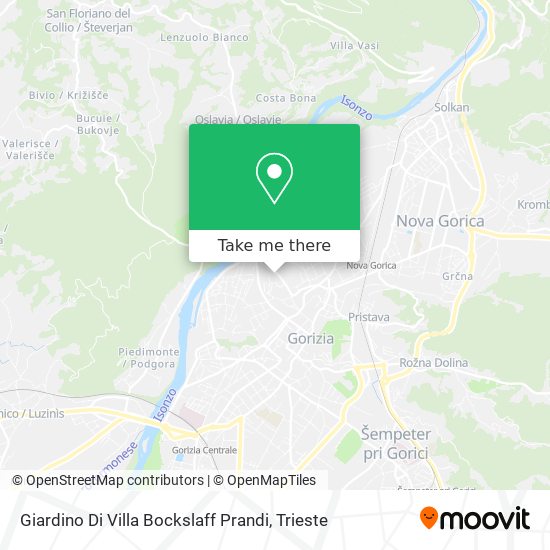 Giardino Di Villa Bockslaff Prandi map