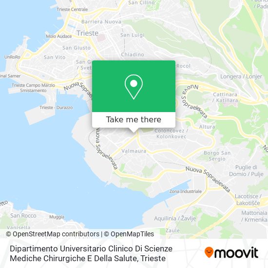 Dipartimento Universitario Clinico Di Scienze Mediche Chirurgiche E Della Salute map