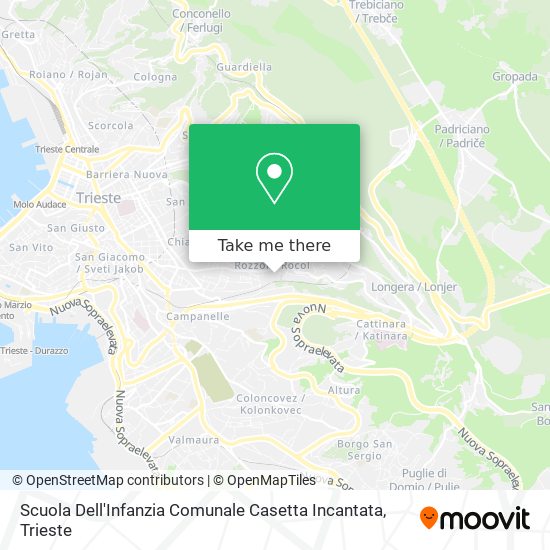 Scuola Dell'Infanzia Comunale Casetta Incantata map