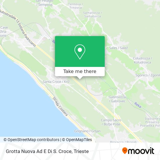 Grotta Nuova Ad E Di S. Croce map