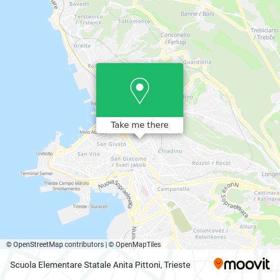 Scuola Elementare Statale Anita Pittoni map