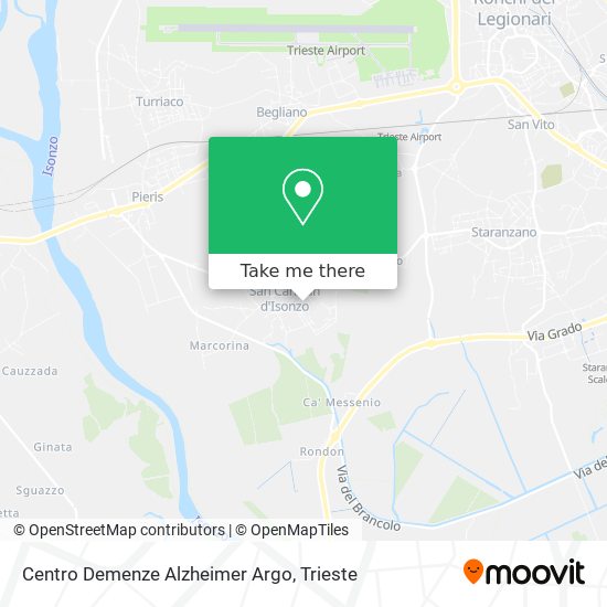 Centro Demenze Alzheimer Argo map