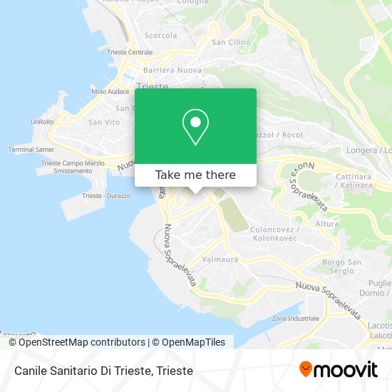 Canile Sanitario Di Trieste map
