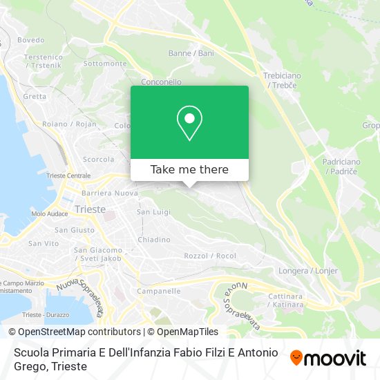 Scuola Primaria E Dell'Infanzia Fabio Filzi E Antonio Grego map