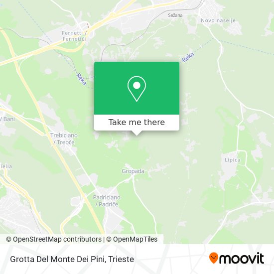 Grotta Del Monte Dei Pini map