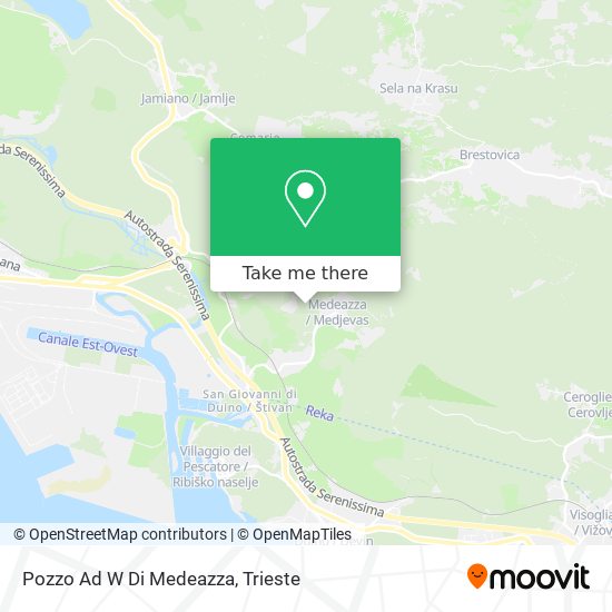 Pozzo Ad W Di Medeazza map