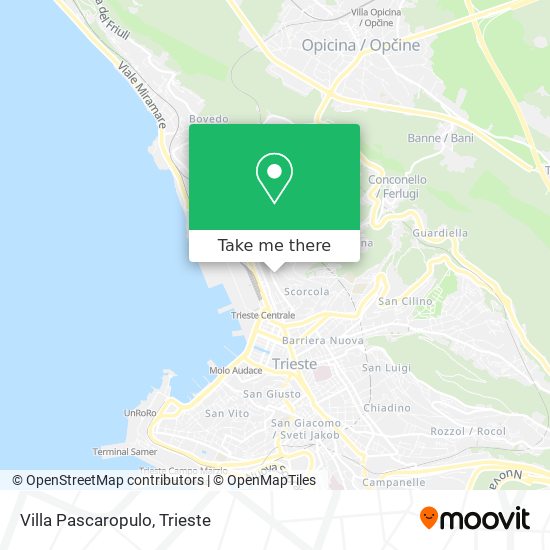 Villa Pascaropulo map