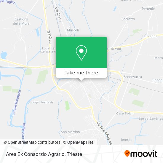 Area Ex Consorzio Agrario map