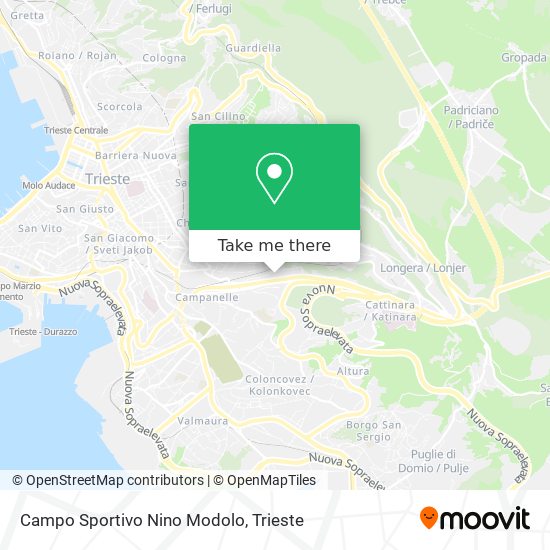 Campo Sportivo Nino Modolo map