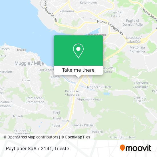 Paytipper SpA / 2141 map