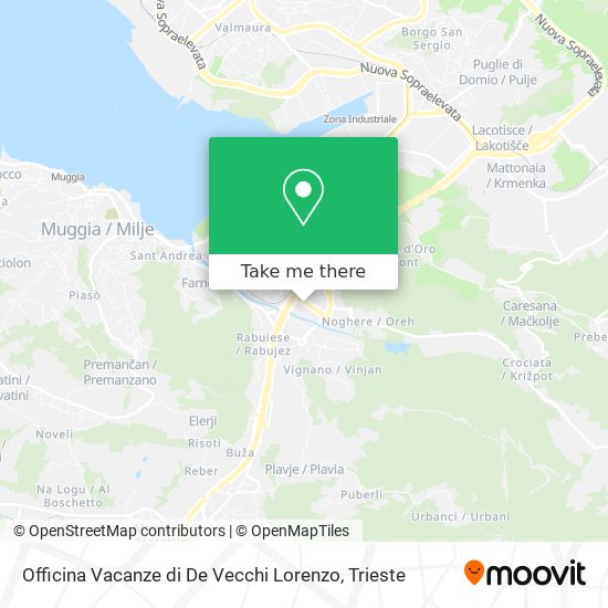 Officina Vacanze di De Vecchi Lorenzo map