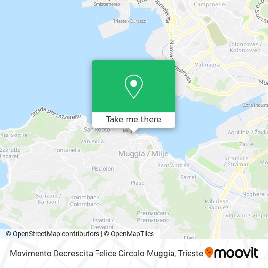 Movimento Decrescita Felice Circolo Muggia map