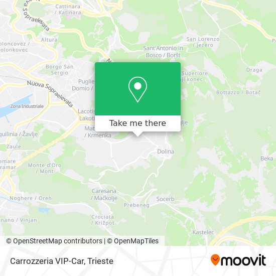 Carrozzeria VIP-Car map