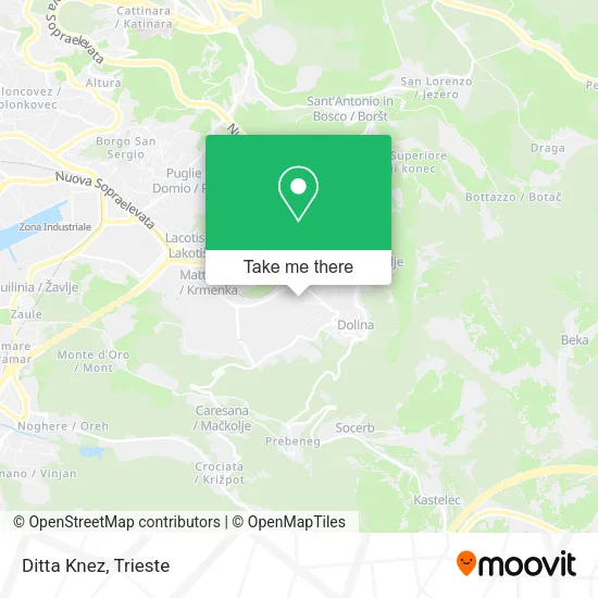 Ditta Knez map