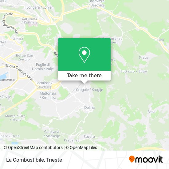 La Combustibile map
