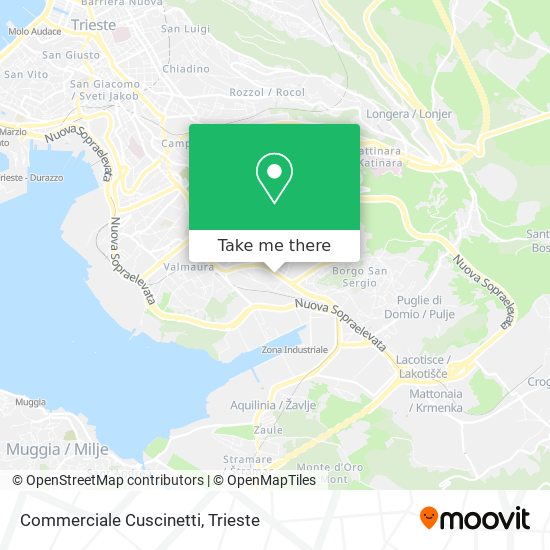 Commerciale Cuscinetti map