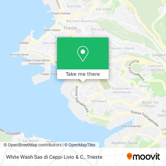 White Wash Sas di Ceppi Livio & C. map