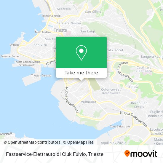 Fastservice-Elettrauto di Ciuk Fulvio map