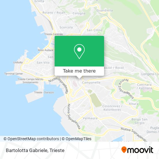 Bartolotta Gabriele map