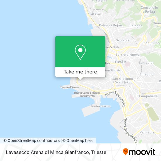 Lavasecco Arena di Minca Gianfranco map