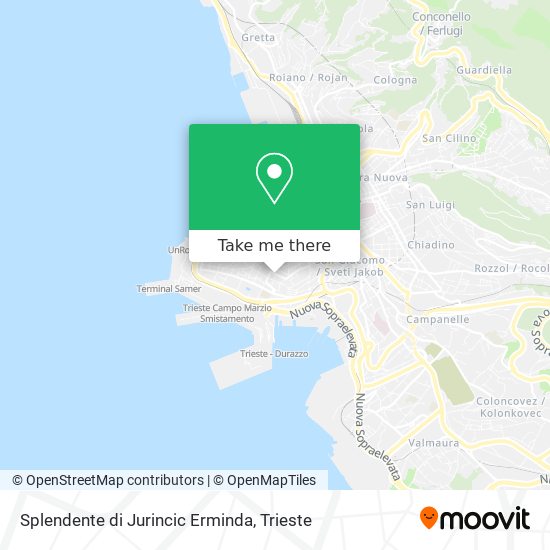Splendente di Jurincic Erminda map