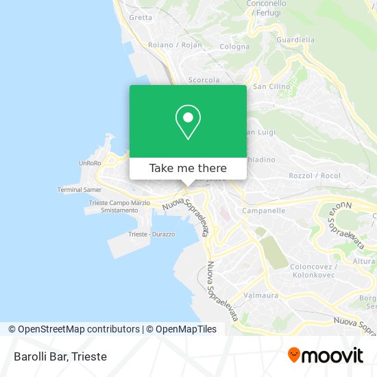 Barolli Bar map