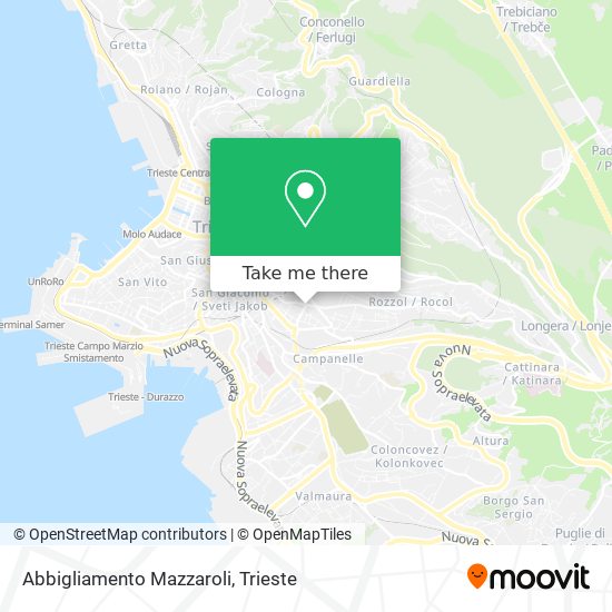 Abbigliamento Mazzaroli map