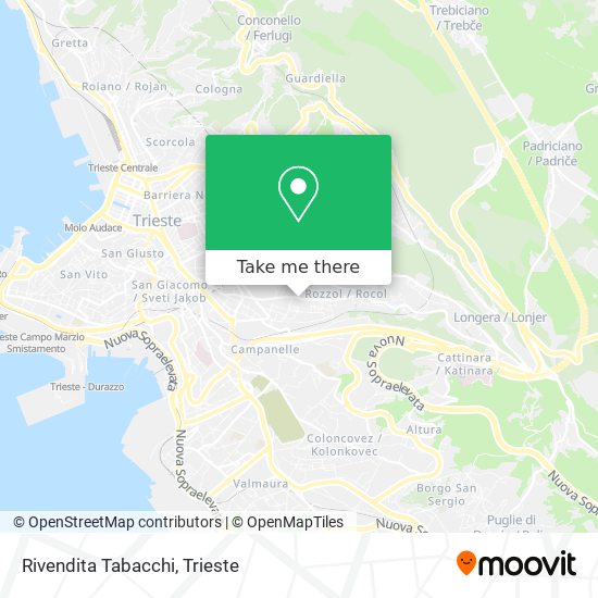 Rivendita Tabacchi map