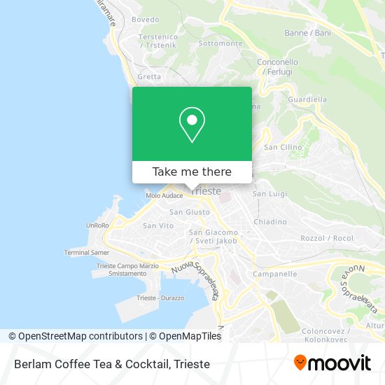 Berlam Coffee Tea & Cocktail map