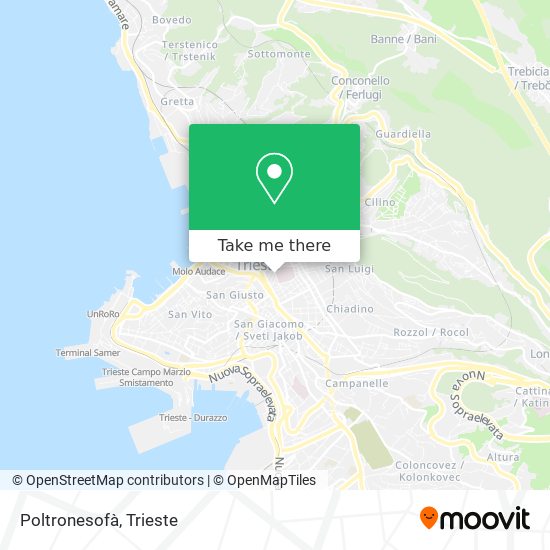 Poltronesofà map