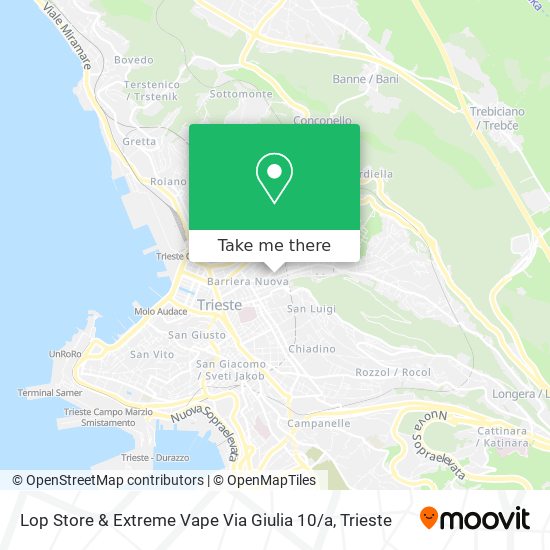 Lop Store & Extreme Vape Via Giulia 10 / a map