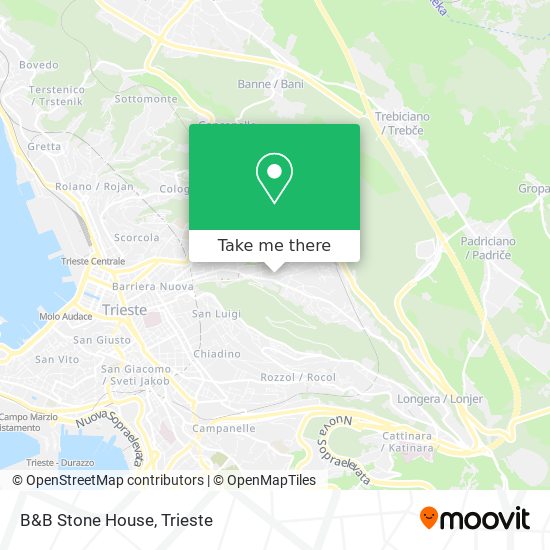 B&B Stone House map