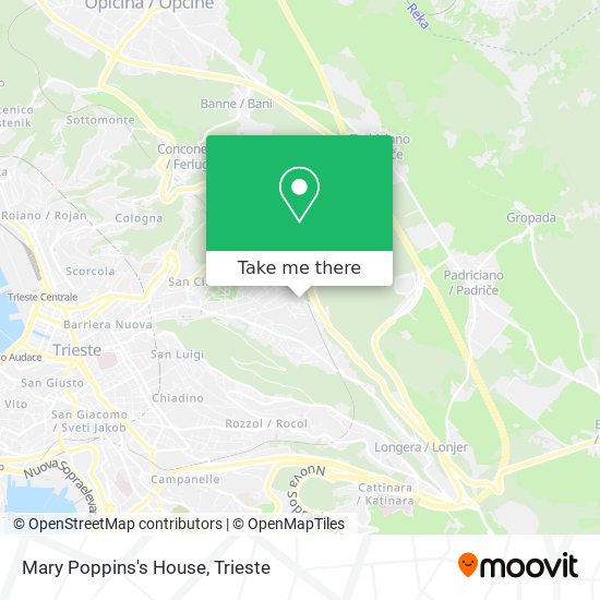 Mary Poppins's House map