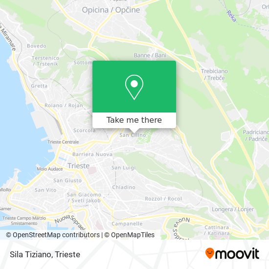 Sila Tiziano map