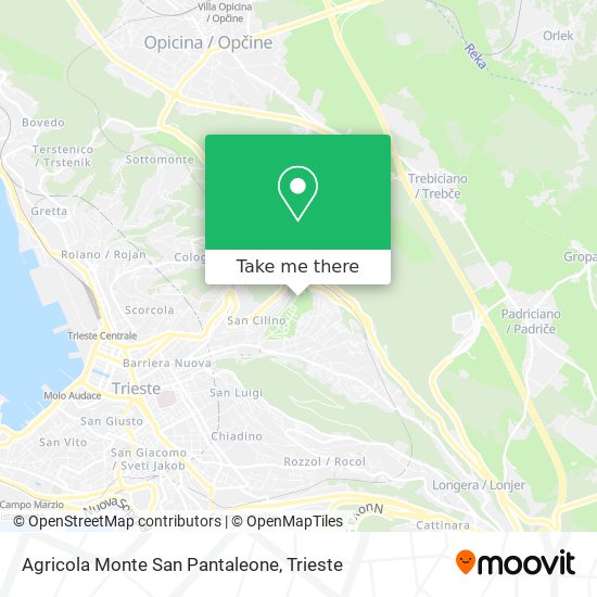 Agricola Monte San Pantaleone map