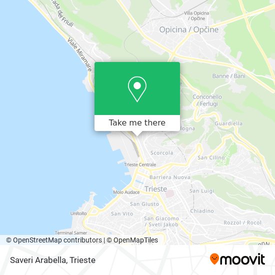 Saveri Arabella map