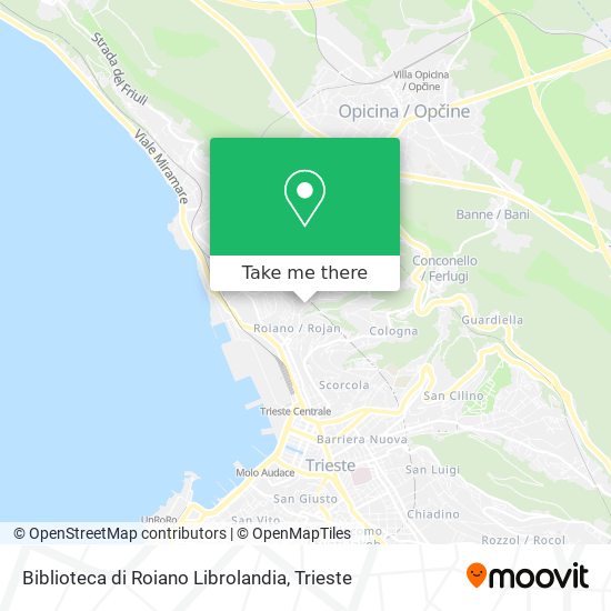 Biblioteca di Roiano Librolandia map