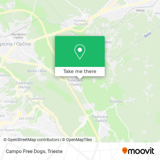 Campo Free Dogs map