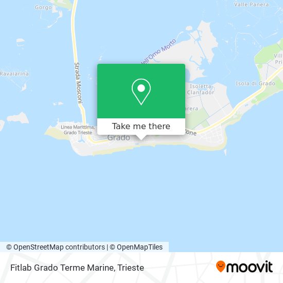 Fitlab Grado Terme Marine map